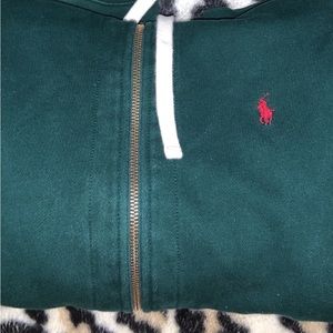 Retro polo hoodie